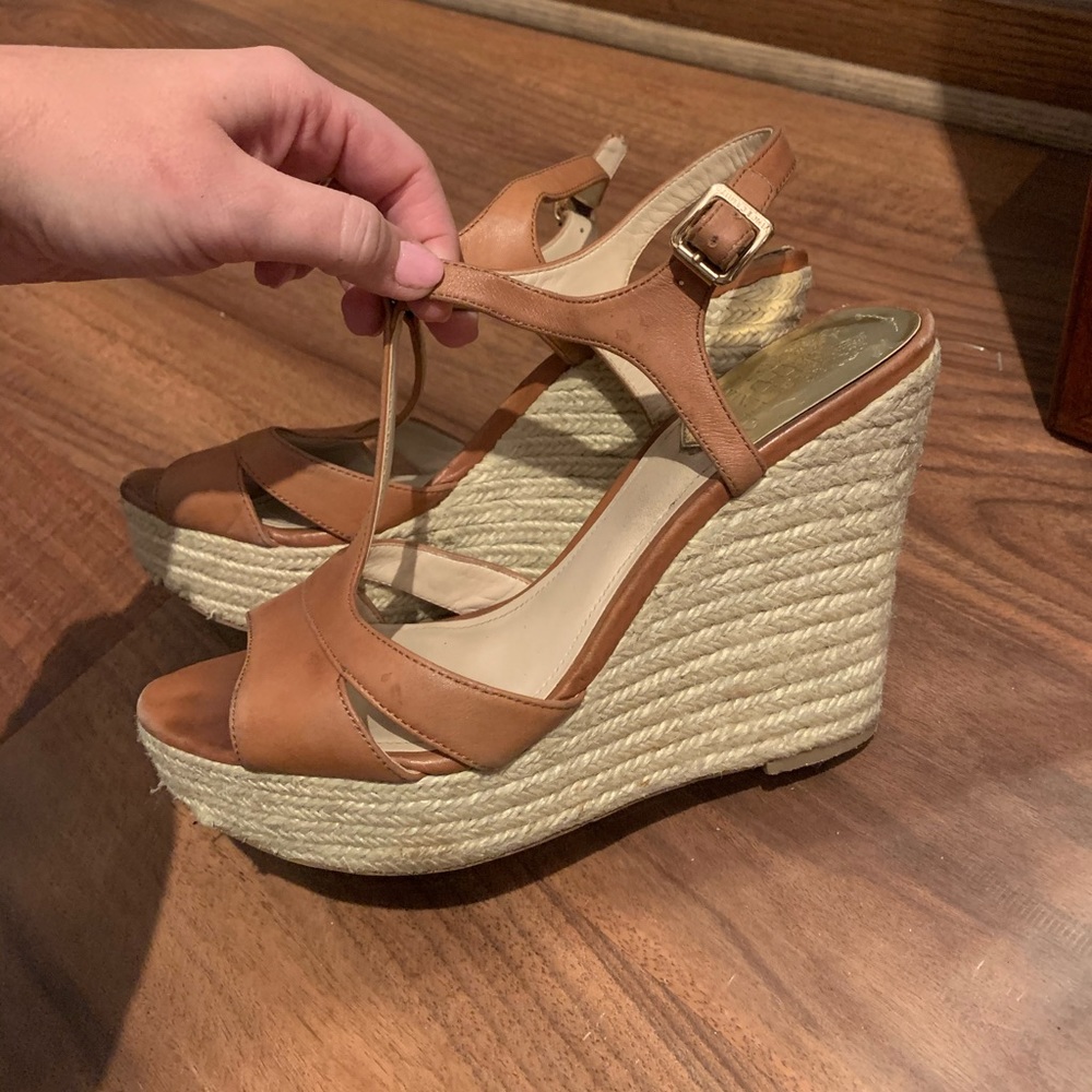 Pro loved brown wedges. 9.5